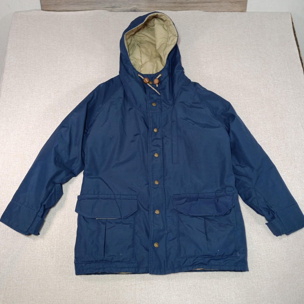 Vintage Columbia Gore-Tex Parka Jacket Mens Medium Blue 3M Thinsulate GorpCore